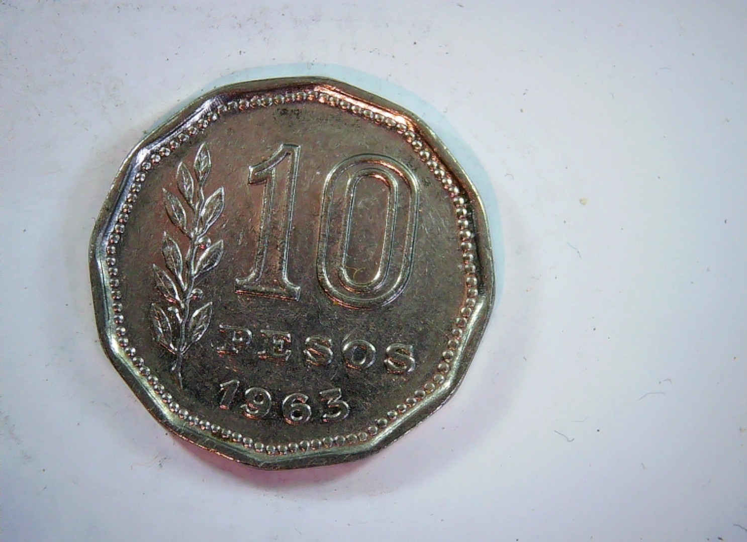 Argentina 1963 10 Pesos Argentina 10 Pesos (gaucho/horseman type) Coin