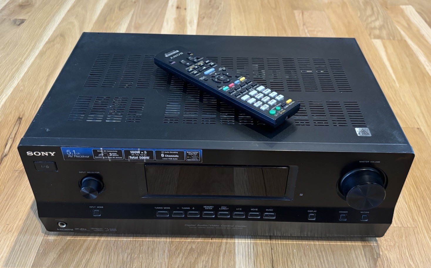 Sony STR-DH510 5.1 HDMI Home Theater AV Receiver w/ Remote Bundle Tested