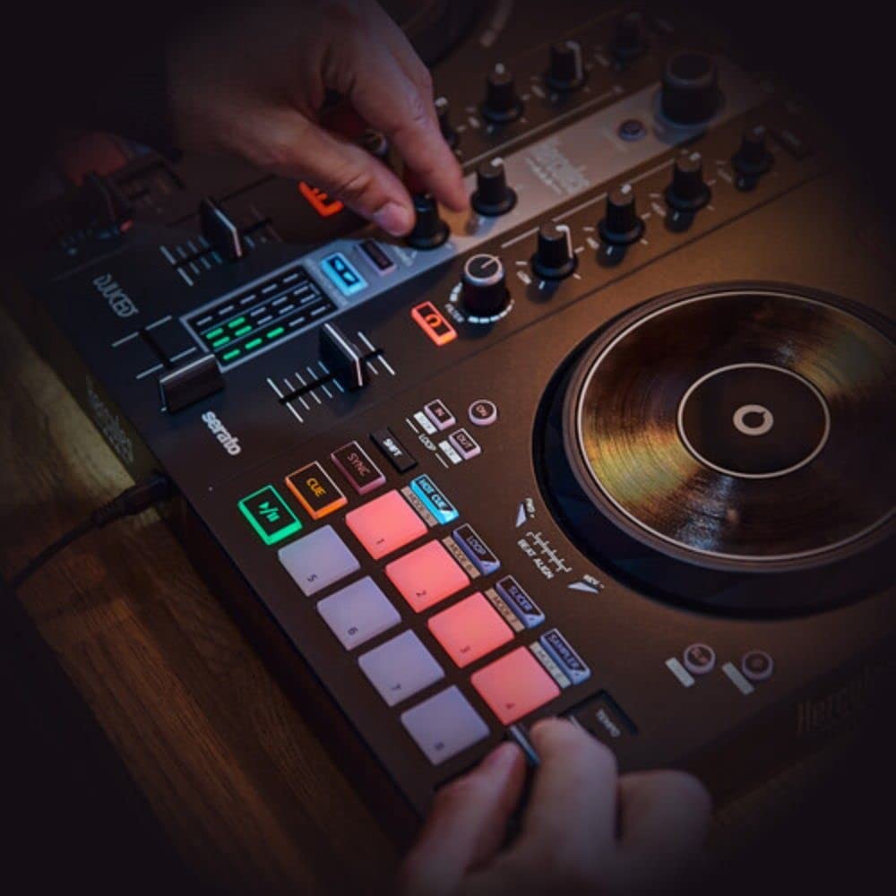 Hercules DJ Control Inpulse 300 MK2 2-Deck USB DJ Controller Bundle.