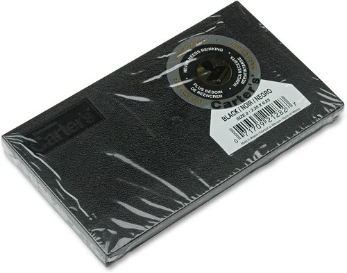 Carter's Micropore Black Stamp Pad, 3.15 x 6.12 Inches (21282)