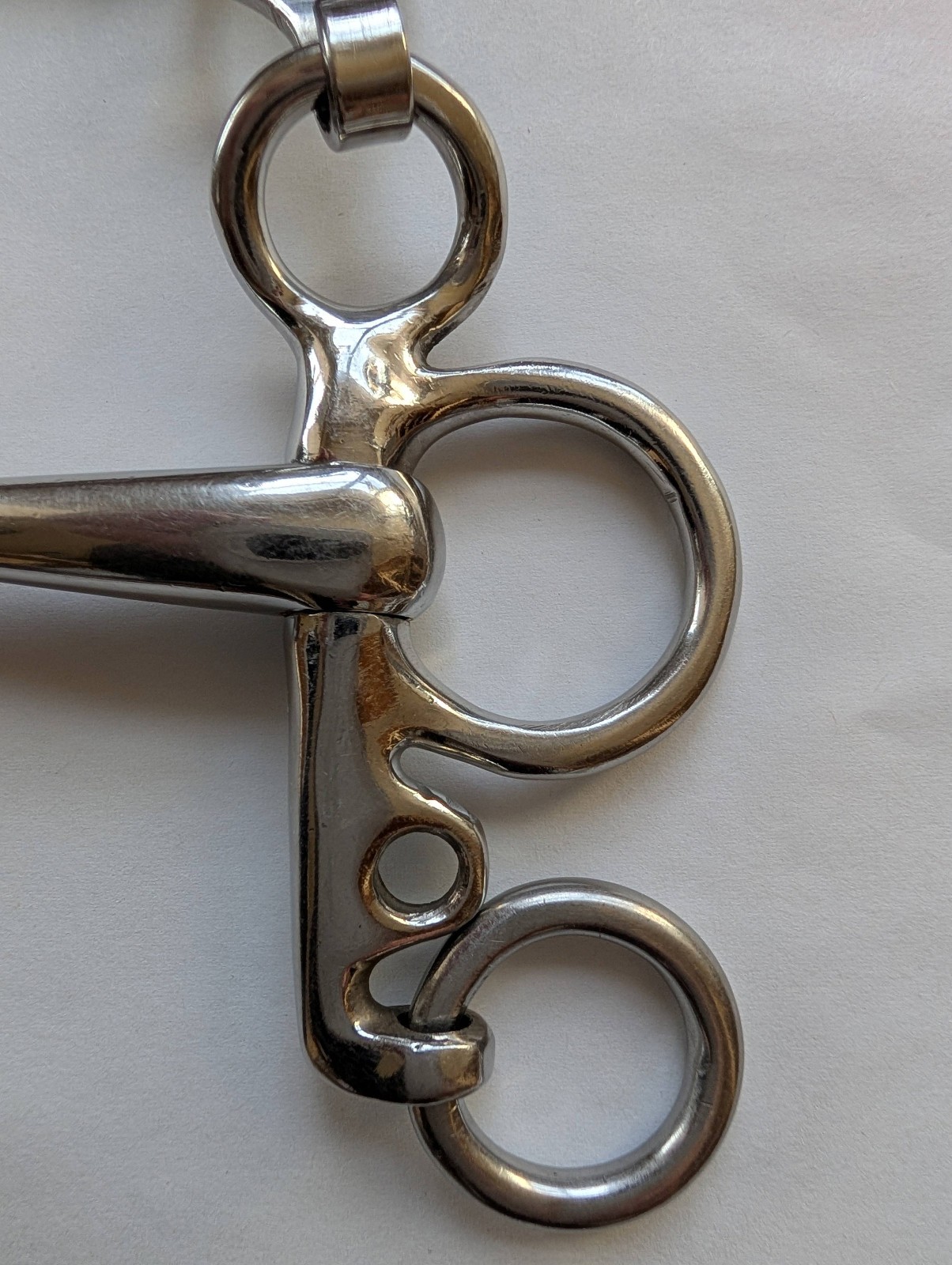 Stubben SteelTec EZ Control Double Jointed Pelham Snaffle Bit - 4 3/4"