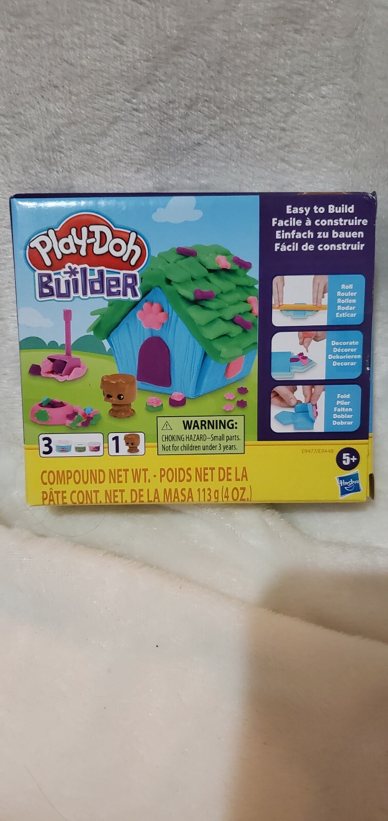 Play-Doh Builder Treasure Chest Building Kit for Kids 5 Years and Up By Hasbro.
