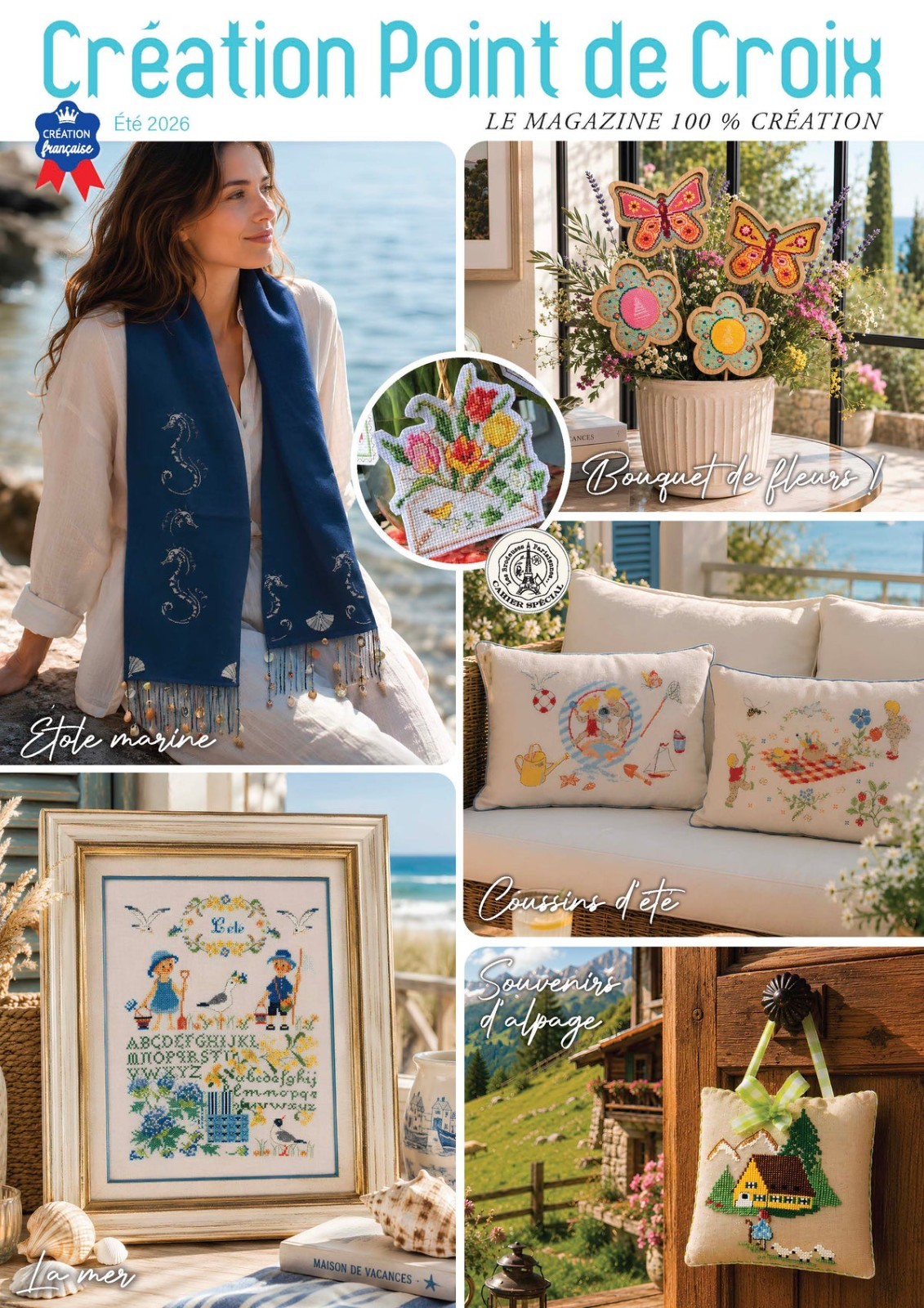 French cross stitch magazine Creation point de croix No.119