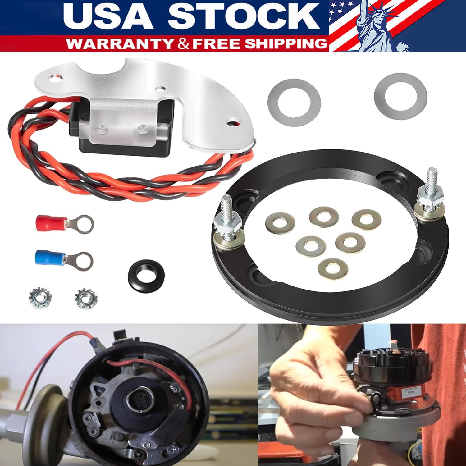 For Ford 1181 Ignitor Electronic Ignition Conversion Kit Fits for Delco 8