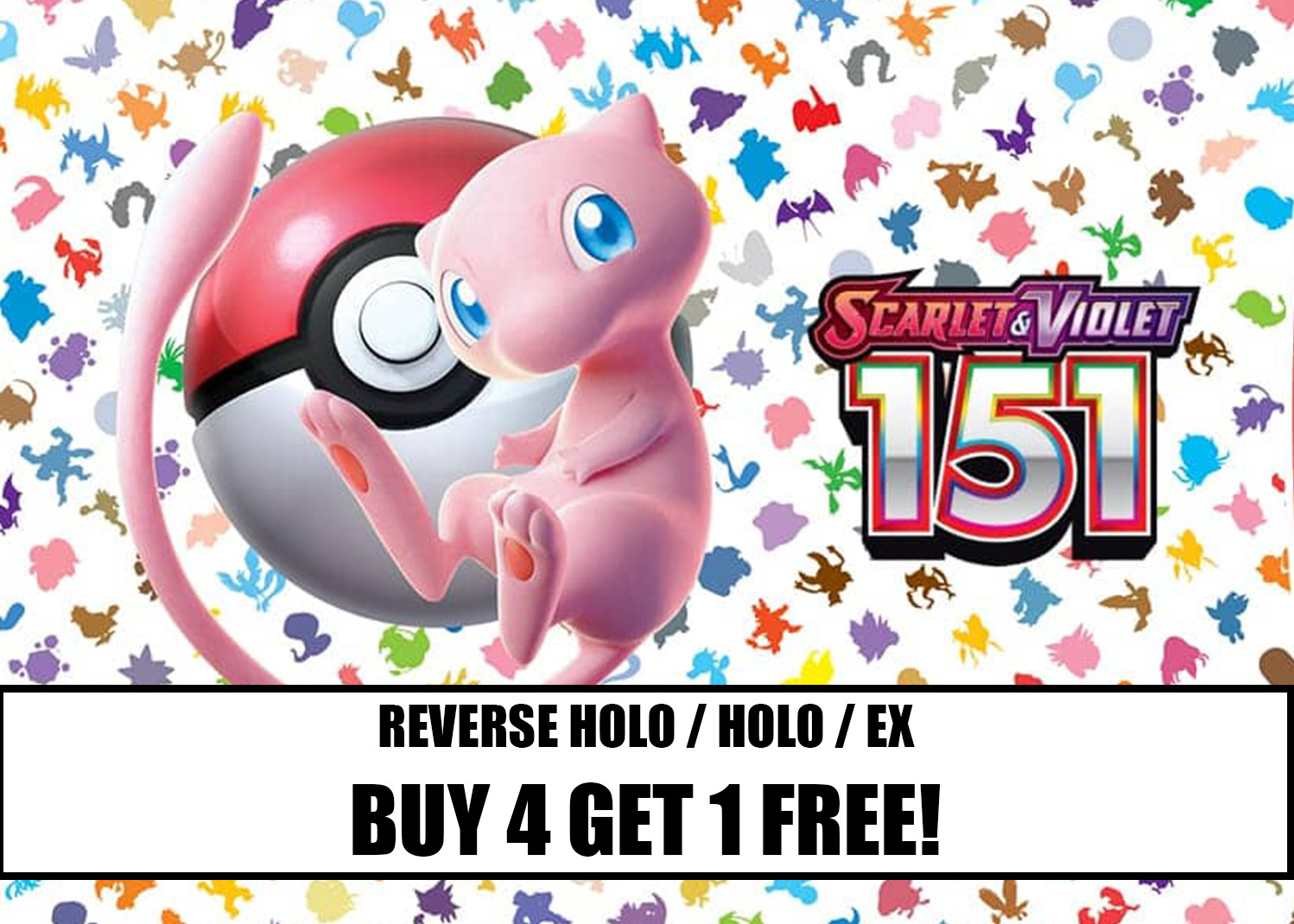 Pokémon Scarlet & Violet 151 - Pick Your Card –Reverse Holo/Holo/EX NM TCG
