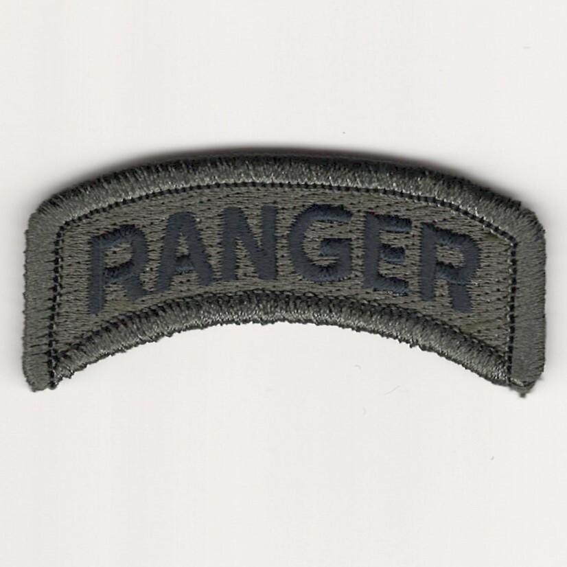 Ranger Tab Patch ACU Grey Fits For VELCRO® BRAND Fasteners
