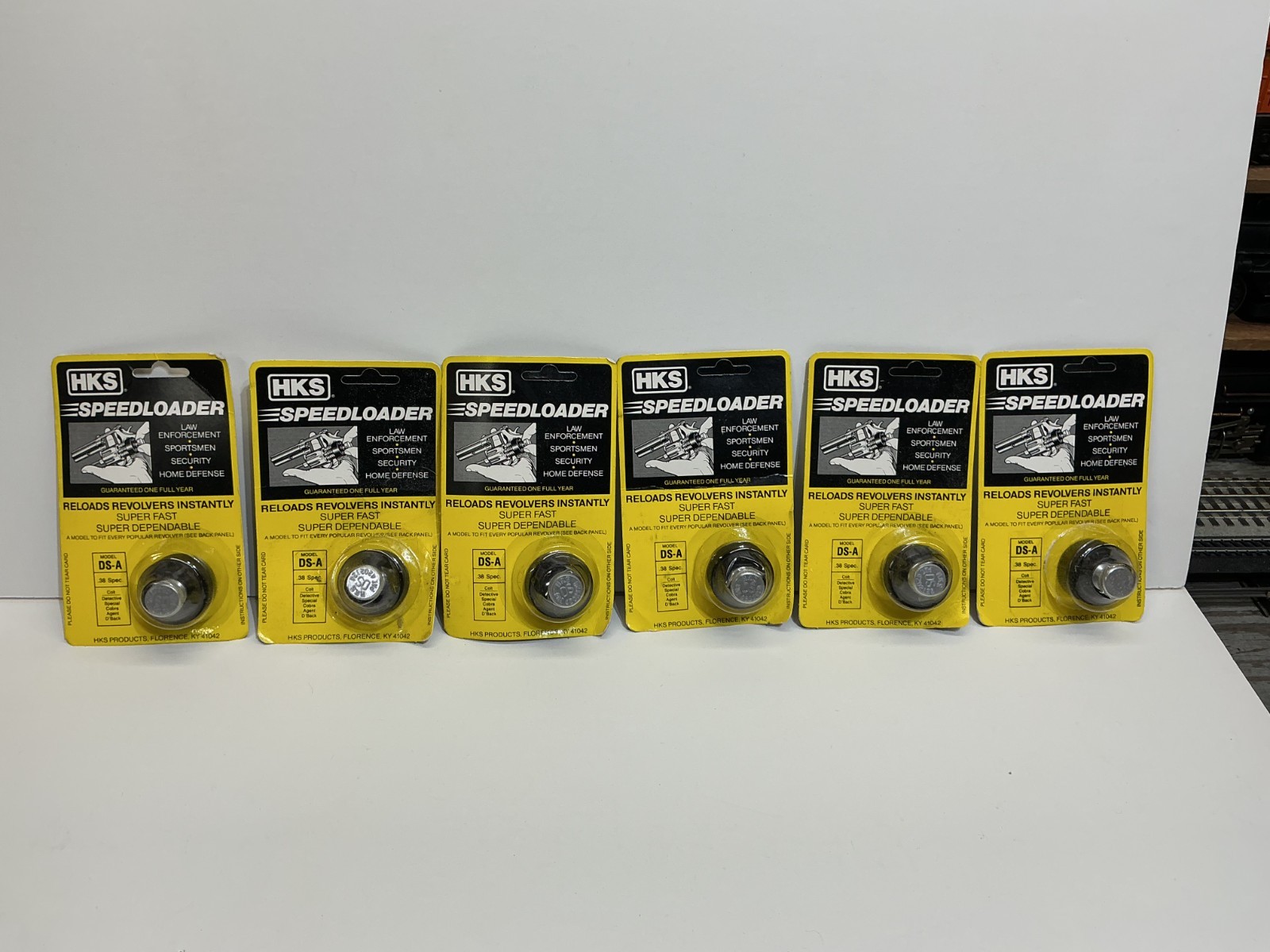 HKS Speedloader;  DS-A;  6-Shot;  38 SPL,   Fast & Dependable