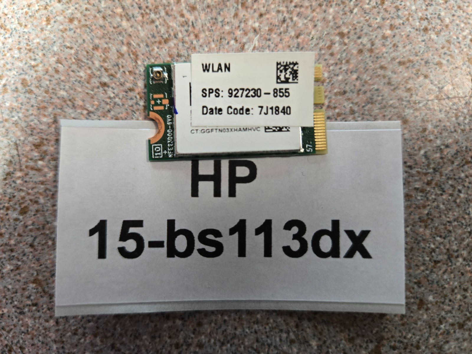 HP 15.5” 15-bs113dx Genuine Laptop WiFi Wireless Card