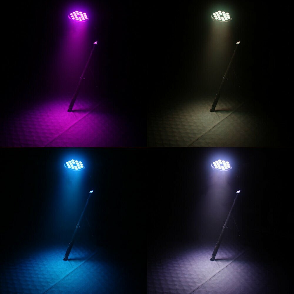 4X 270W 18LED PAR Lights RGBW Stage Light DMX512 DJ Disco Party Club Show Light
