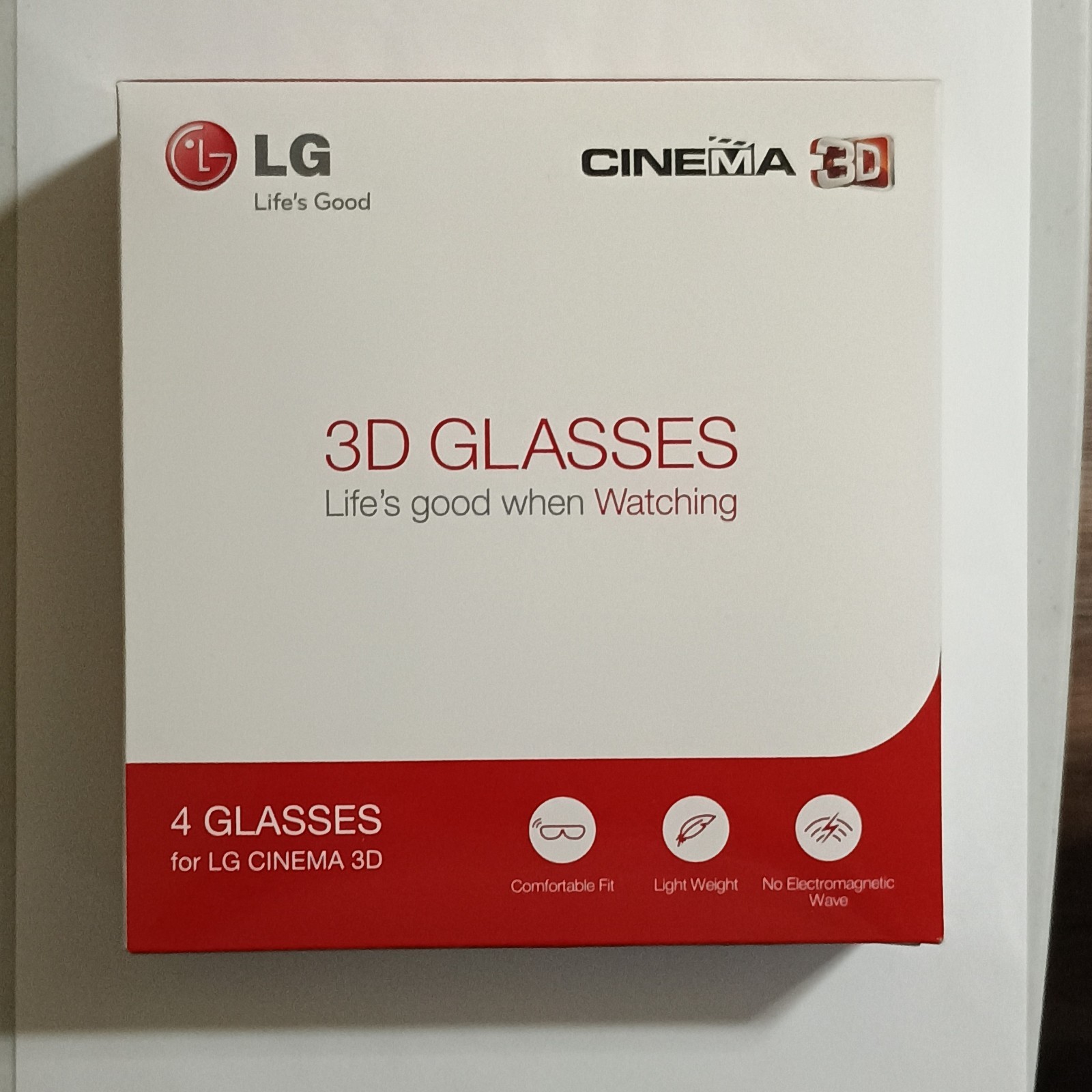 Set of 4 LG Cinema 3D Glasses AG-F310 LG 3D TV AG-F310 (X4) BUNDLE