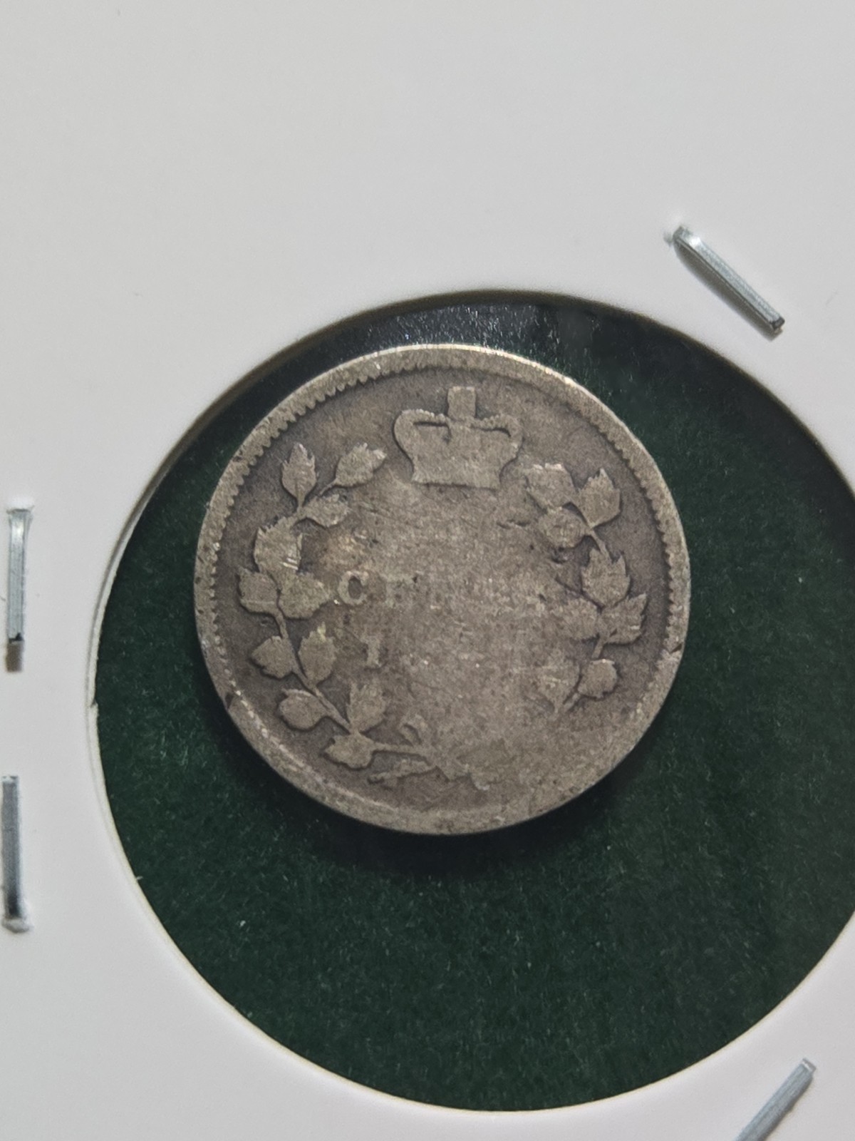 Canada 5 Cent Victoria Queen Silver