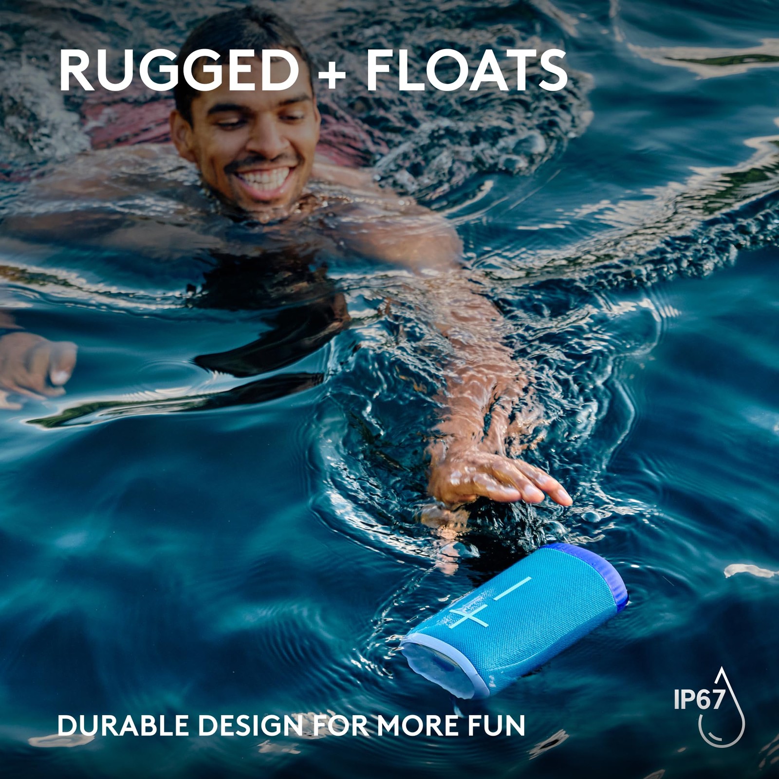 UE EVERBOOM Bluetooth Speaker Floatable Waterproof Cobalt