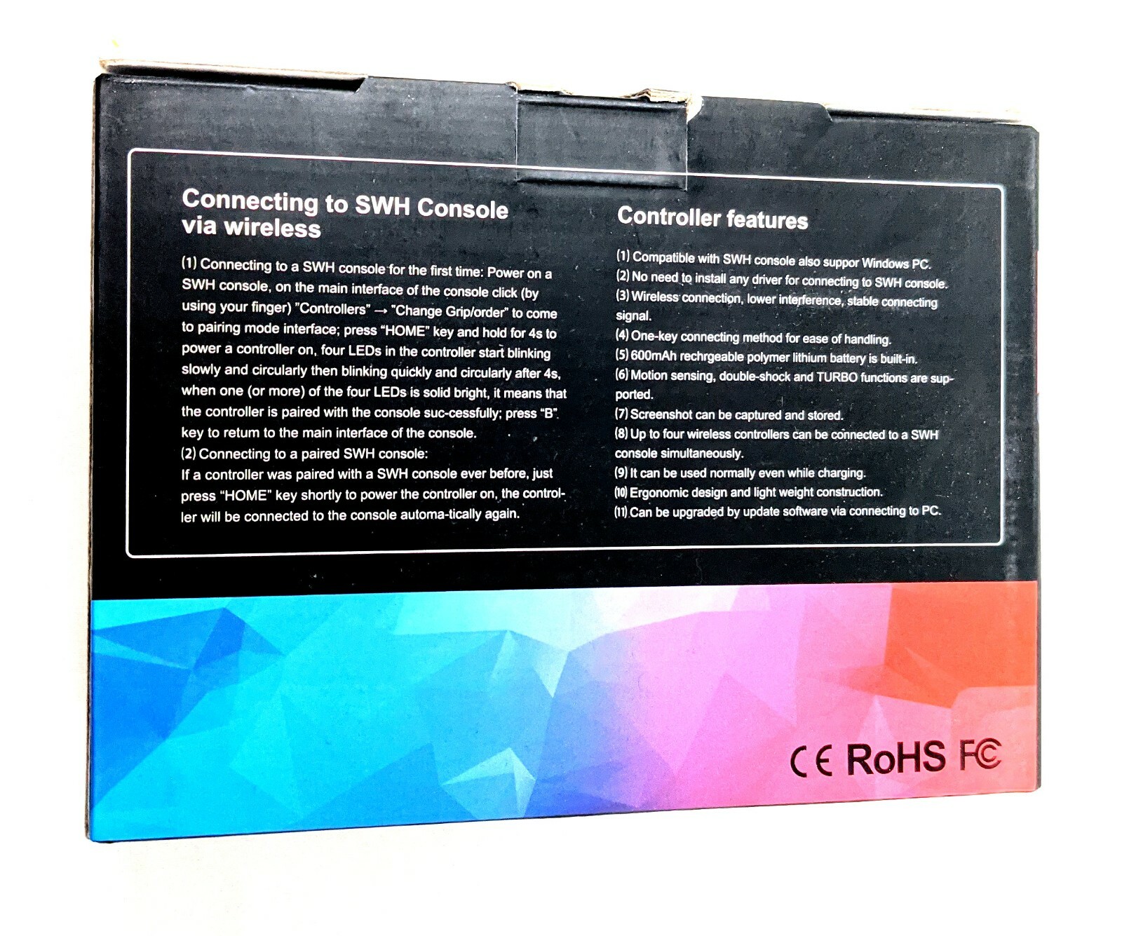 NEW Ralthy Wireless Pro Game Controller For Nintendo Switch/windows PC