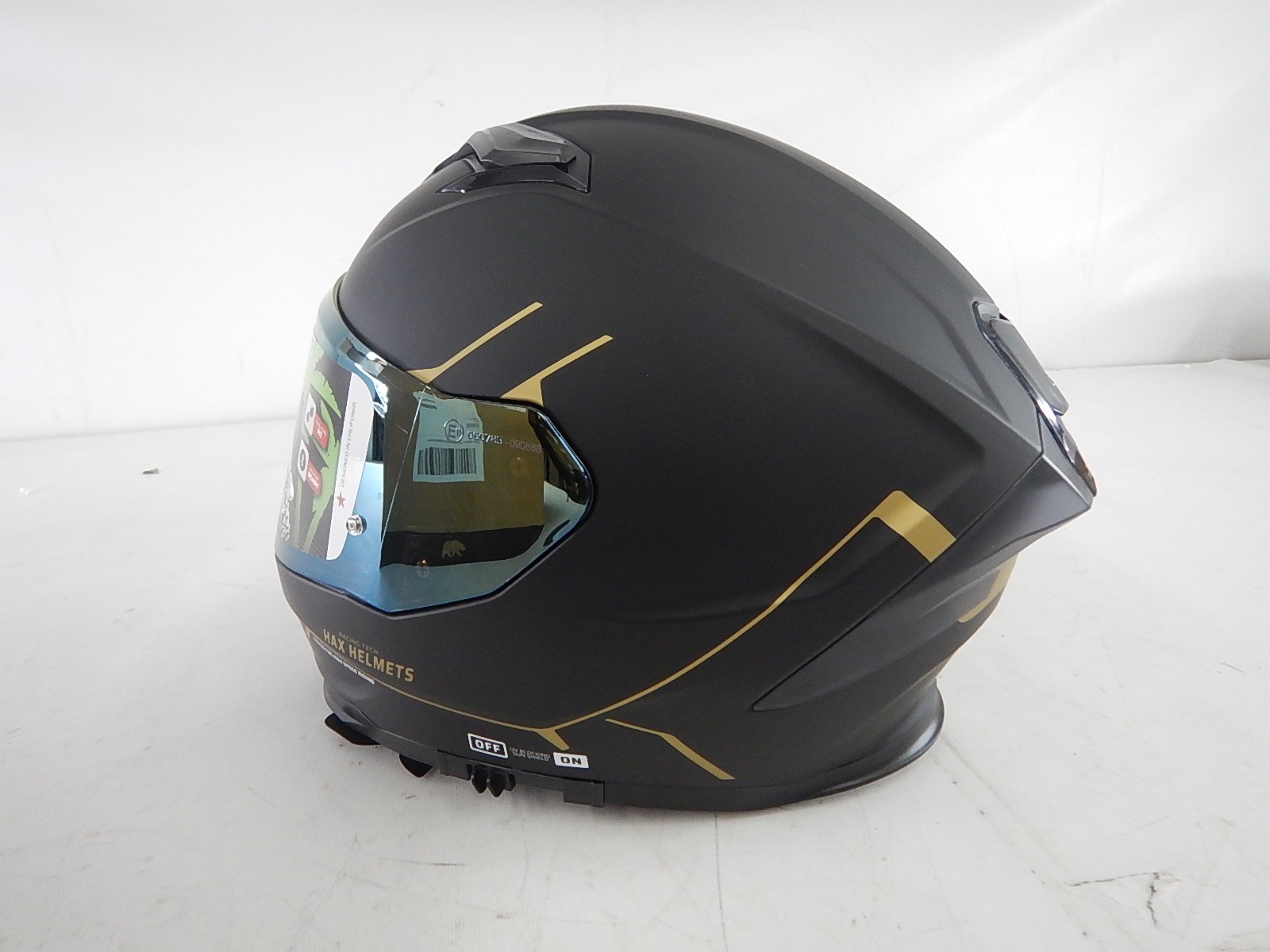 HAX Force Aerodynamic Full Face Helmet for Street/E-Bikes DOT/ECE Certified, L