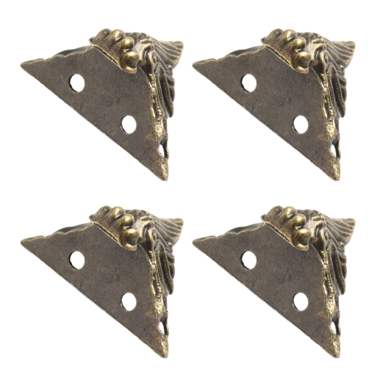 Bronze Corner Corner Protector 4pcs Corner Protector Four Sides Wine Box