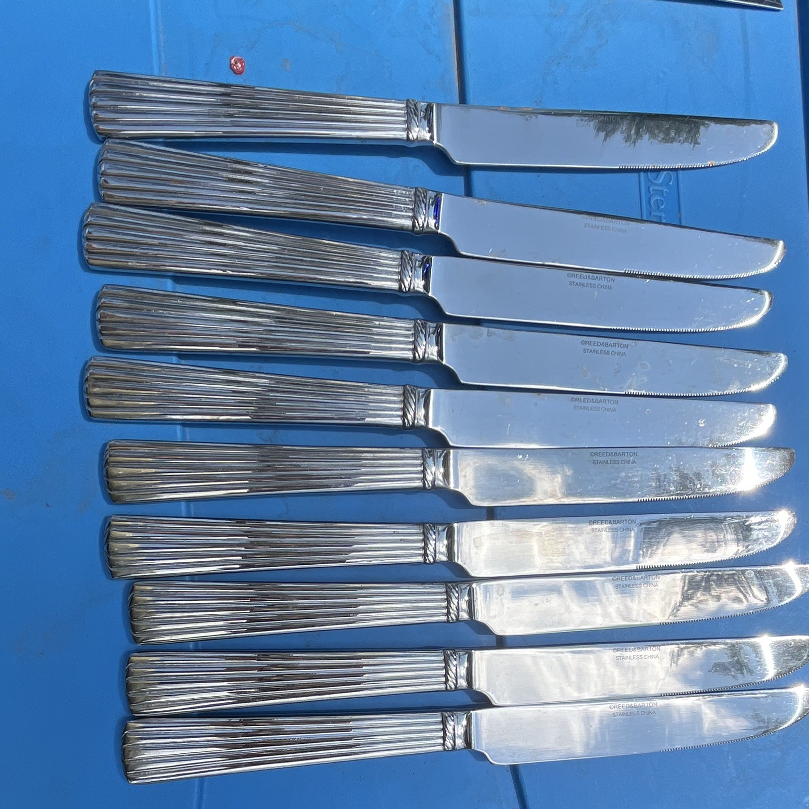 Reed & Barton 89pc Stainless Steel Flatware Set Service for 12 TRAY NOT INCLUDE