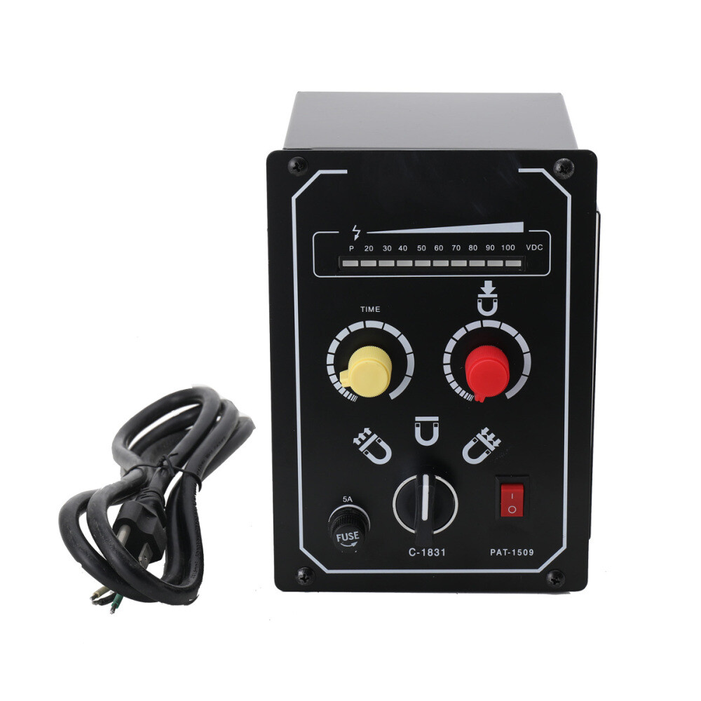 Lathe Electro Magnetic Chuck Controller 0-100V DC Adjustable with LED Display