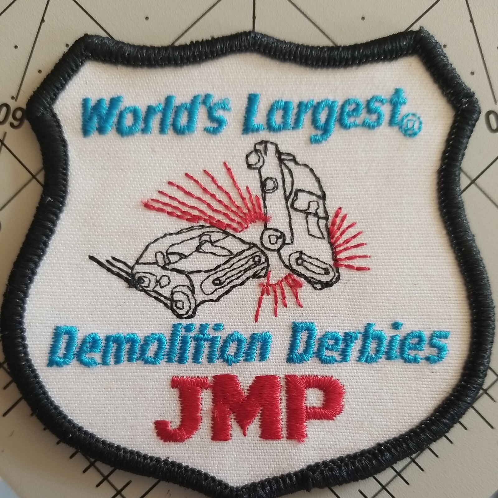 Racing Patch WORLD'S LARGEST DEMOLITION DERBIES JMP Car Derby DB1