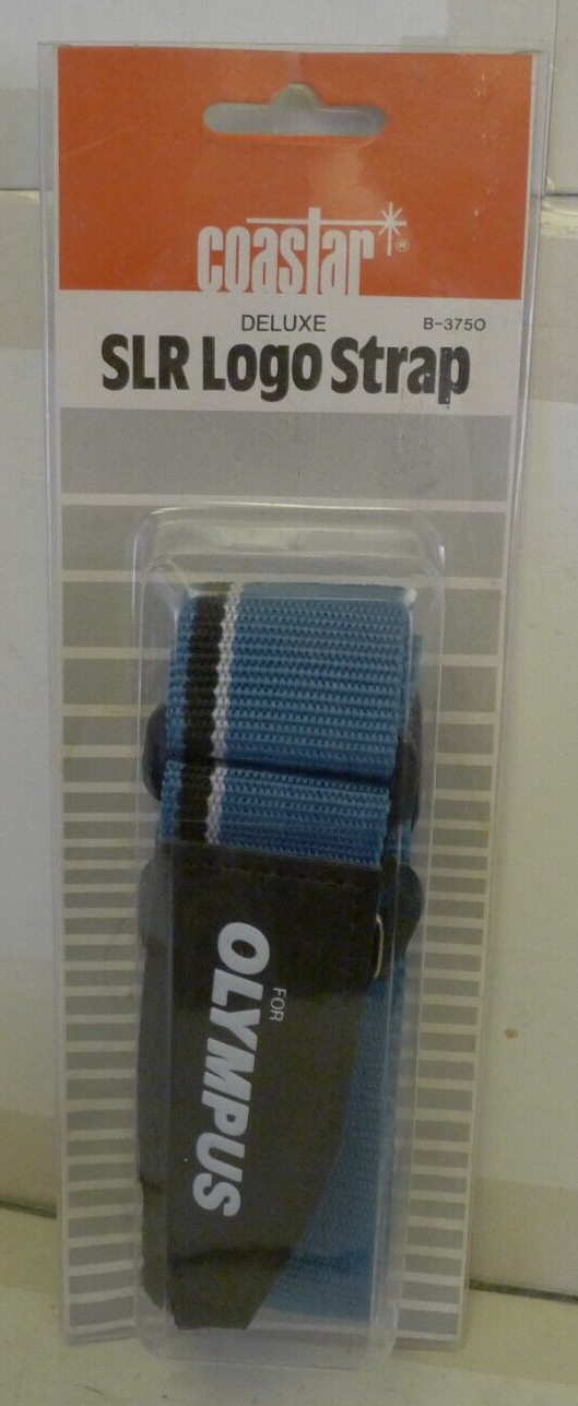 Coastar Deluxe SLR Logo Camera Strap for Olympus w/Box Vintage - NOS/NEW