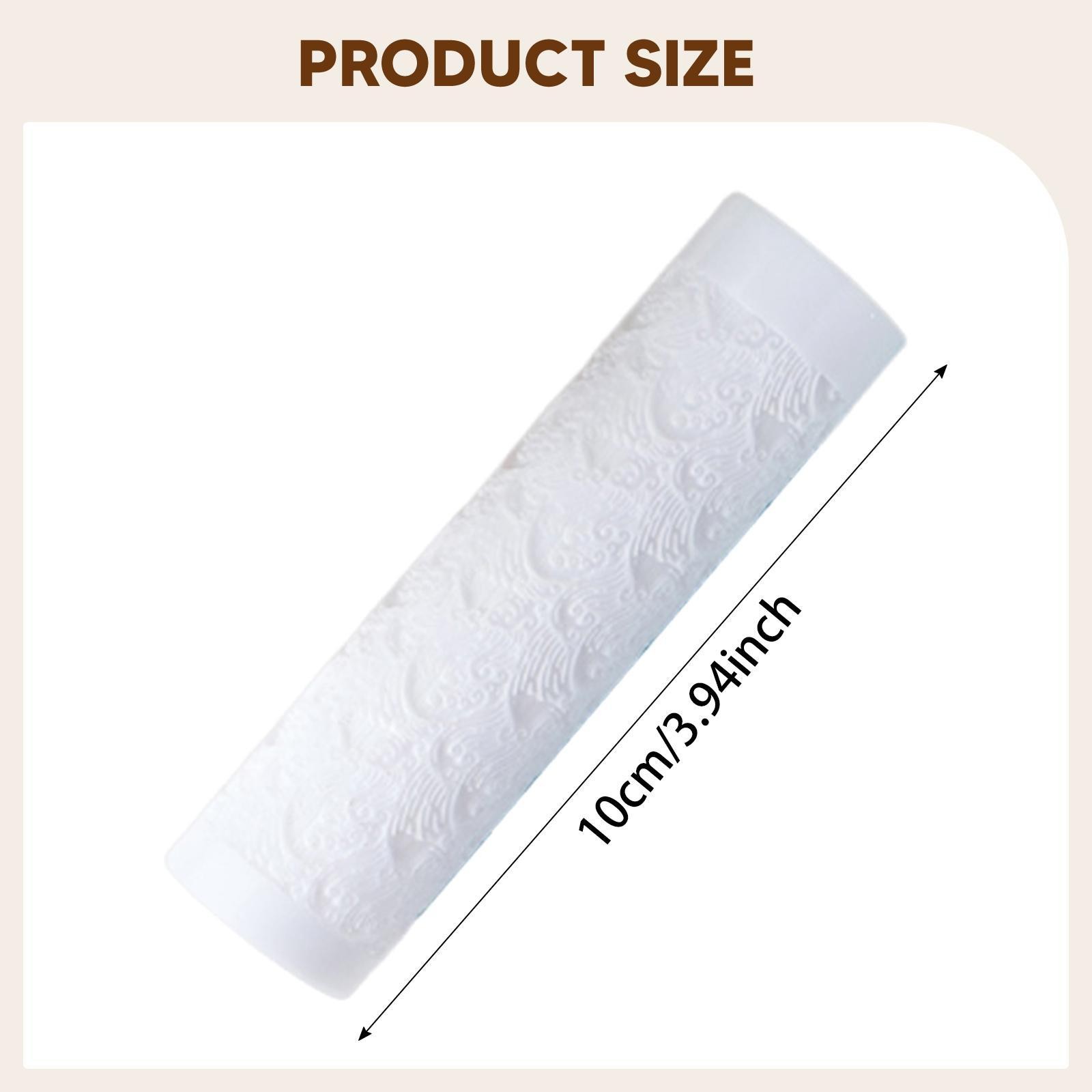 Ocean Wave Clay Texture Roller Versatile Pottery Pattern Roller for Artwork