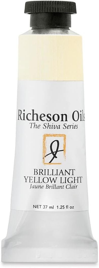 Ja Richeson 120025 37-Ml Artist Oil Colors, Brilliant Yellow Light