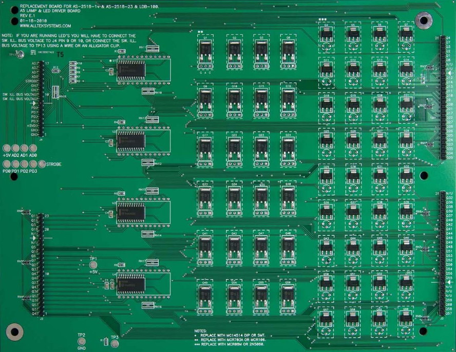 ALLTEK ULTIMATE MPU CPU AND LAMP LED DRIVER BOARD COMBO DISCOUNT PACKAGE!!