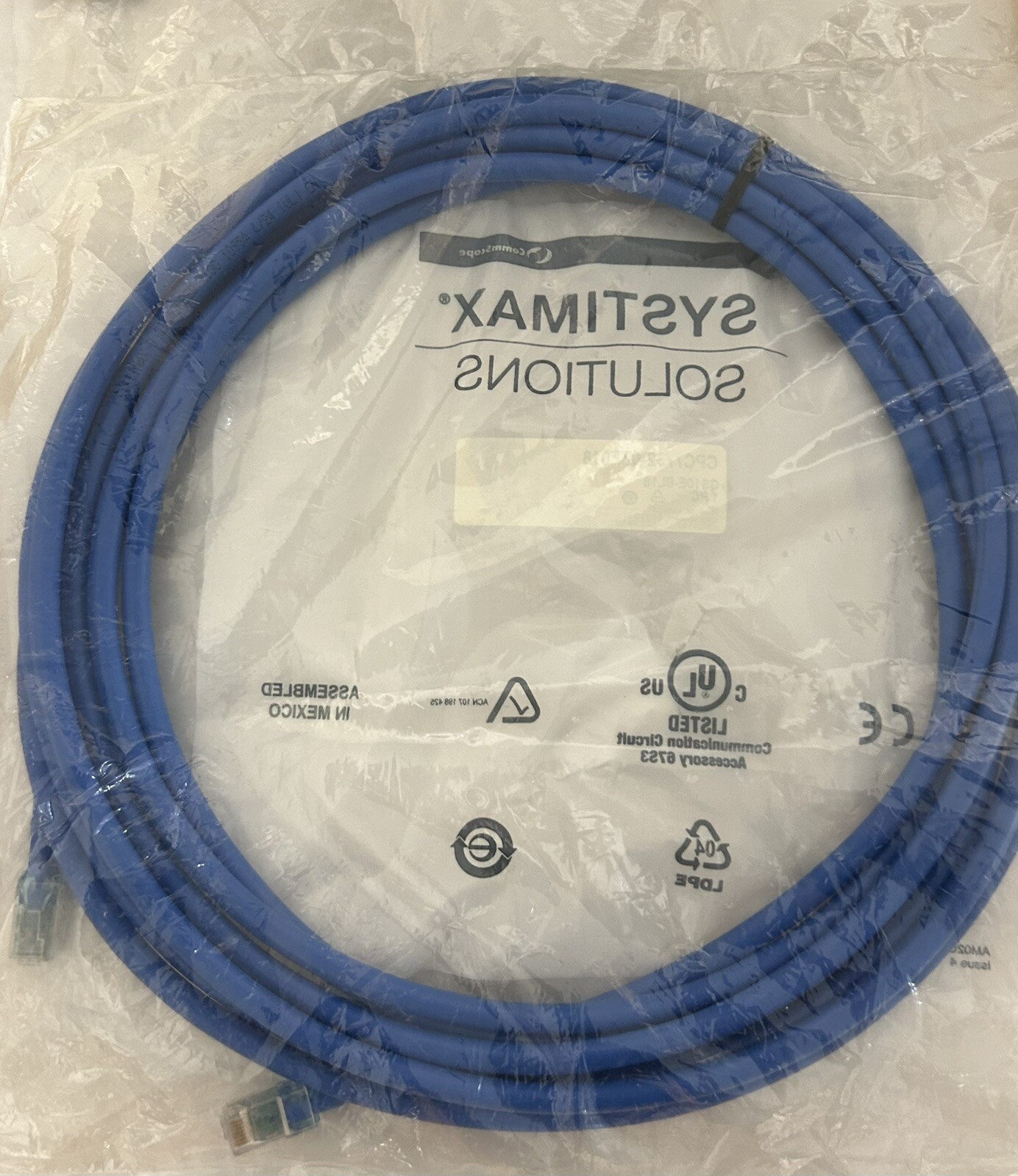CPC 732-0ZF018 Blue GS10E-BL18 Systems Solutions Comm Scope New