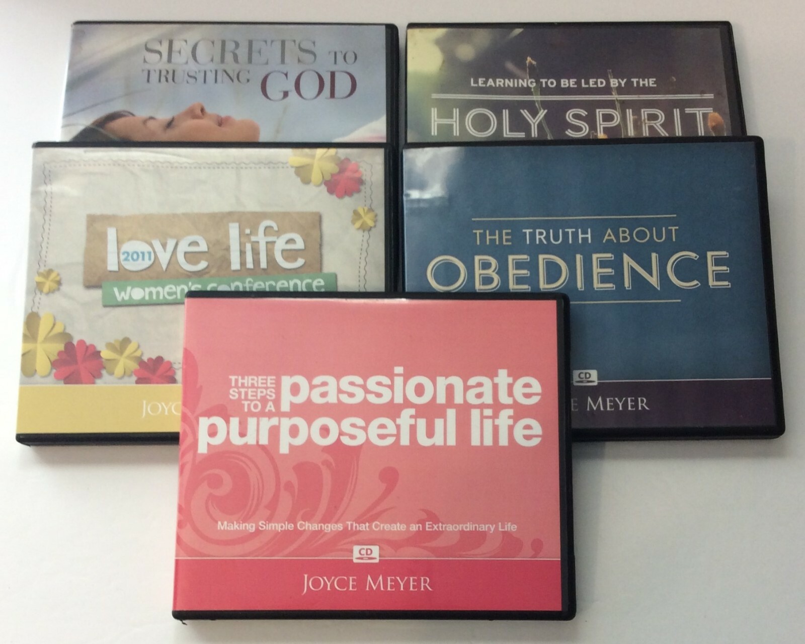 Joyce Meyer - 5 Programs on Total of 20 CDs - See List in Descriptions