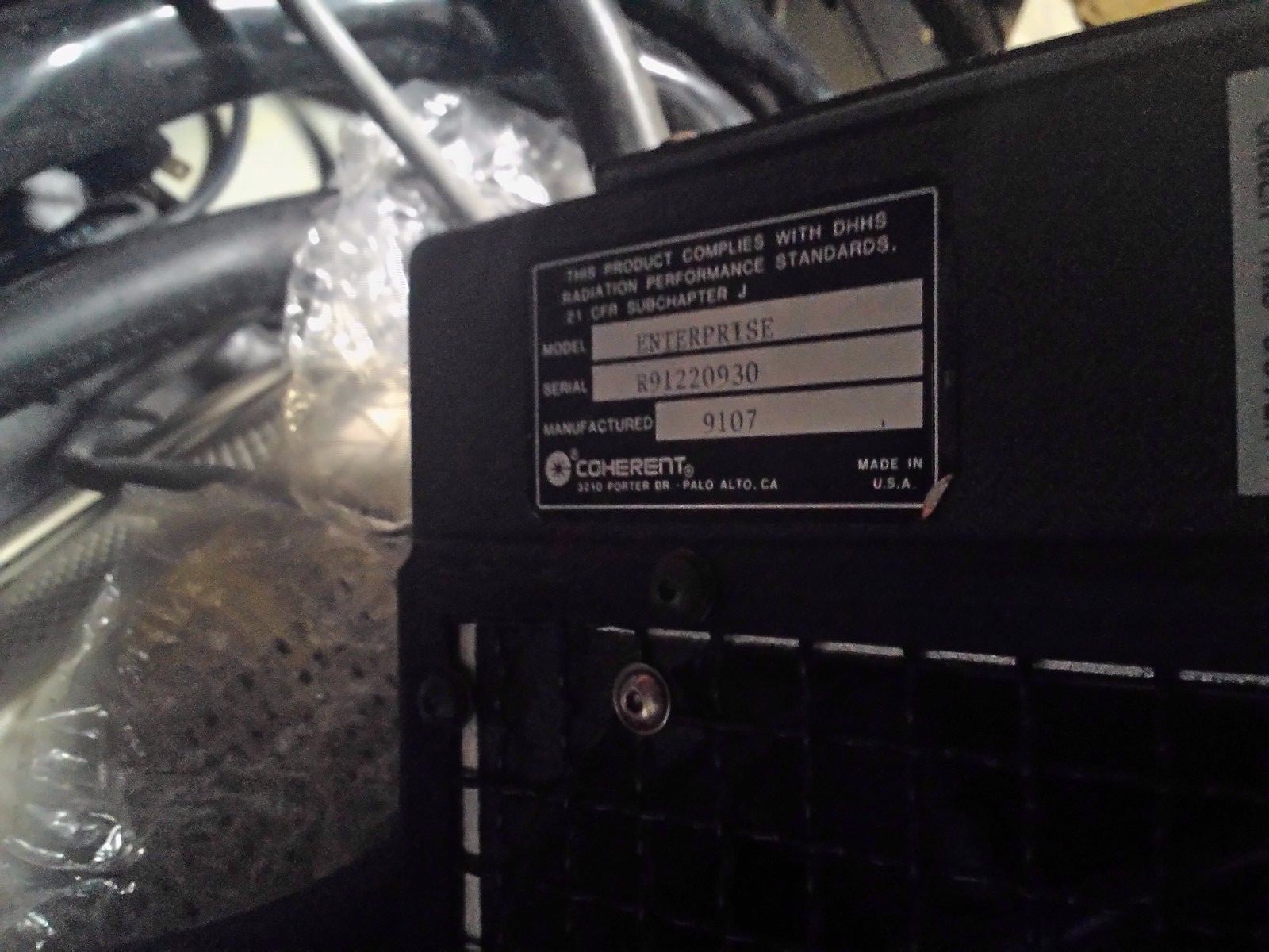Coherent Enterprise Laser Power Supply Unit with Controller Remote 0163-662-00B