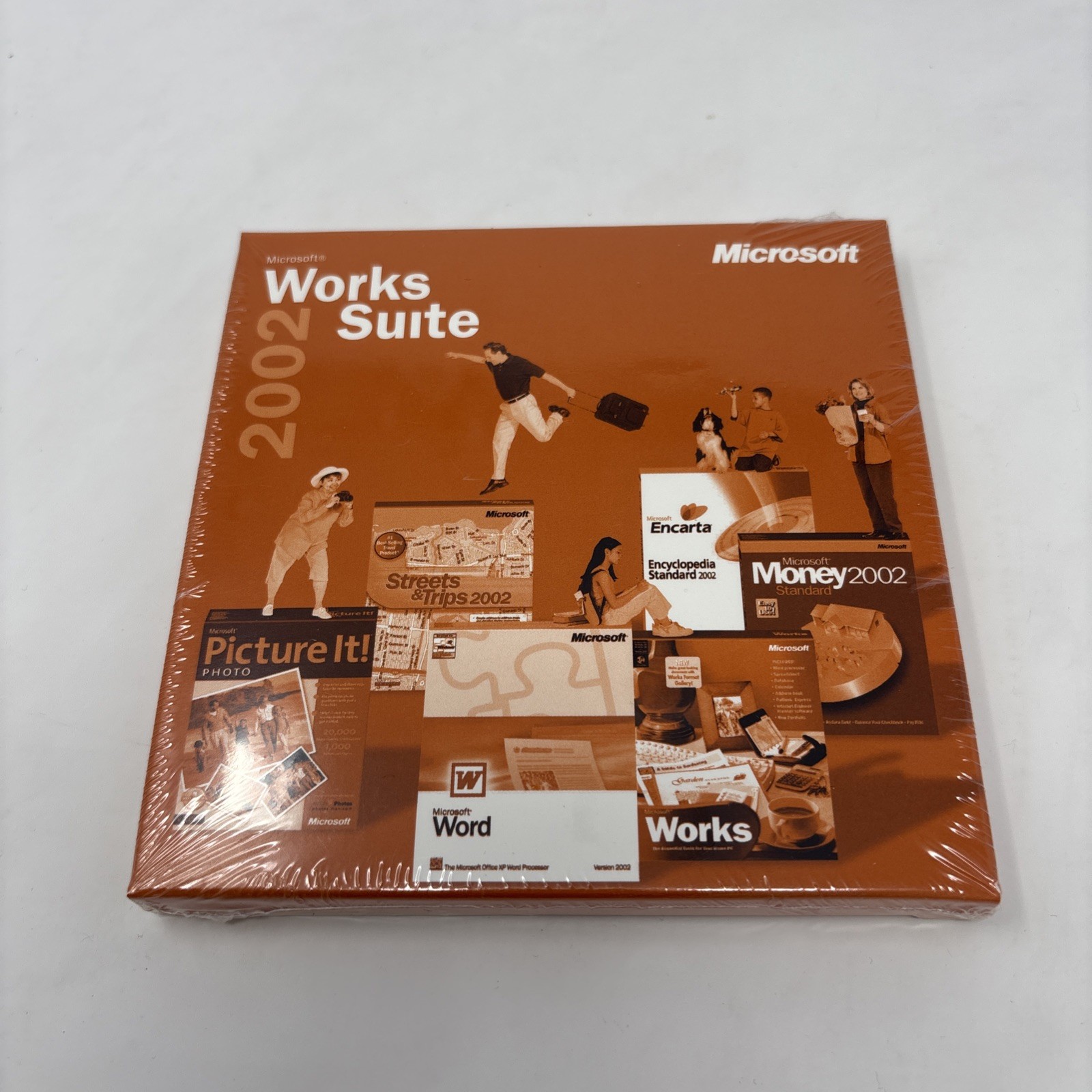 Microsoft Works Suite 2002 (NA) - Full Version for Windows- W/ Key New Sealed