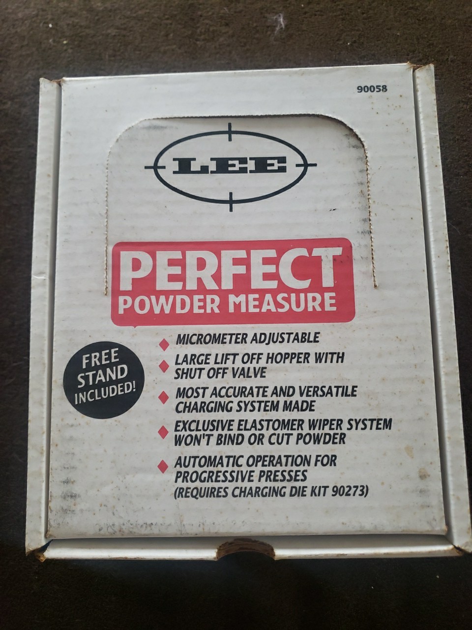 NEW Lee #90058 Powder Measure AMMUNITION Reloading hopper Kit Equipment Tool Gun