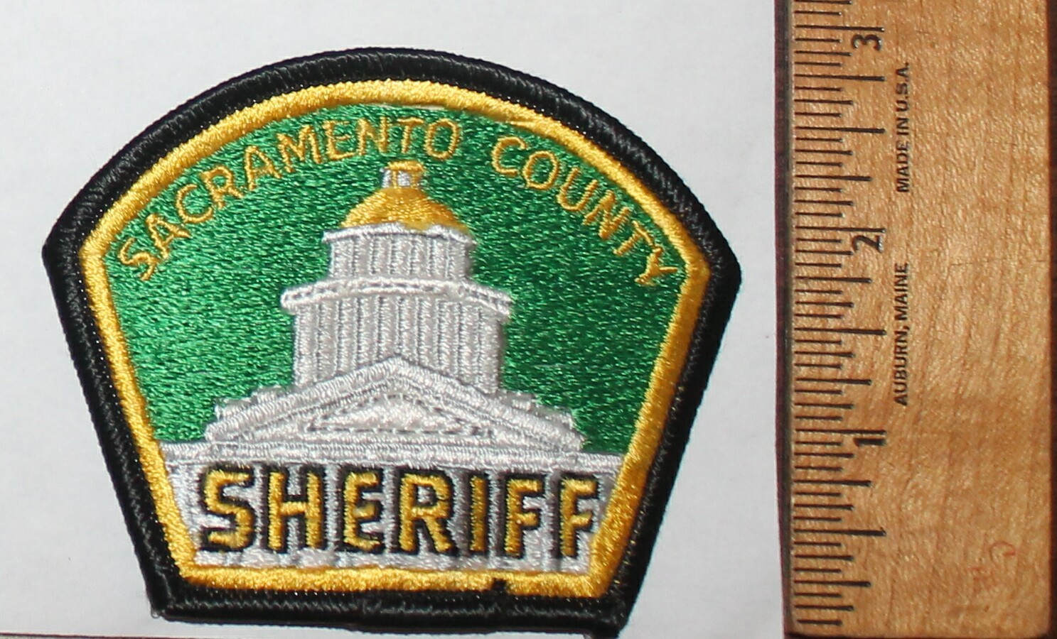 SACRAMENTO COUNTY SHERIFF California Capitol Building CA SD SO SMALL HAT patch