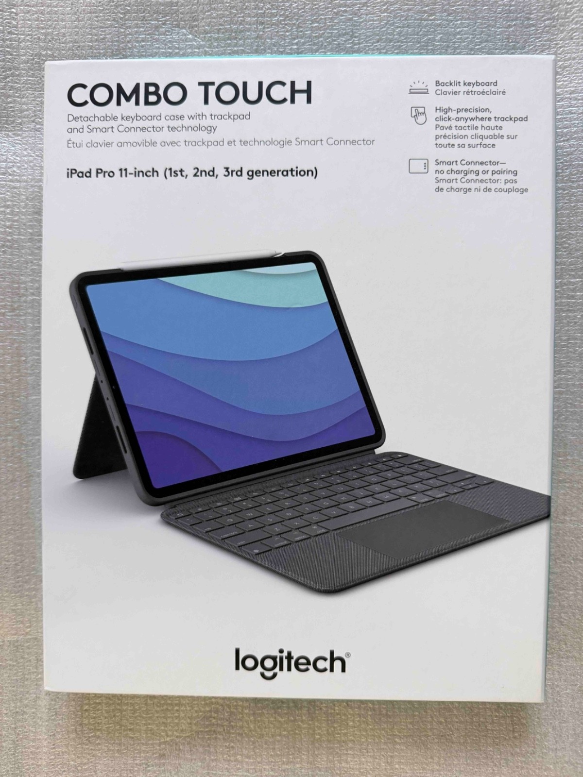 Logitech Combo Touch 11" iPad Pro Keyboard Case (1st, 2nd, 3rd Gen)