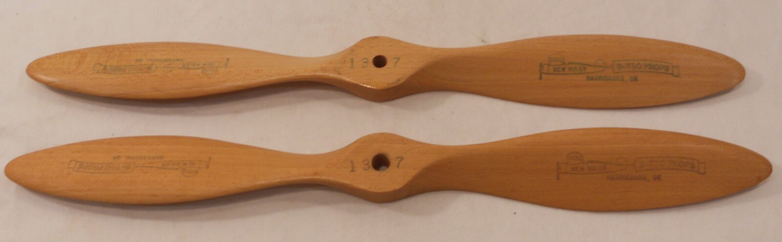 Lot of 2  Y&O 13/7 Wood Props Propeller Wooden