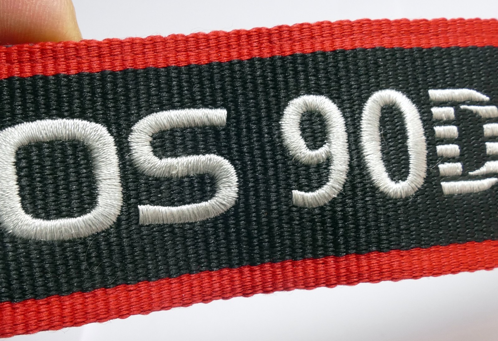 Canon EOS 90D Digital Camera Neck Shoulder Strap Black-Red - Genuine MINT