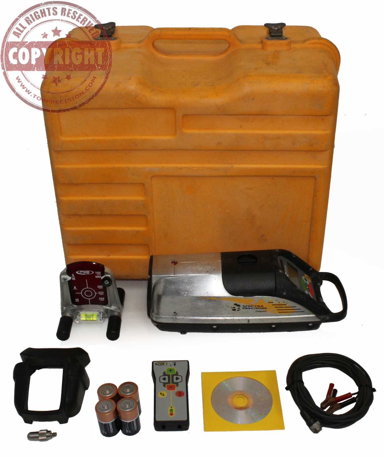 SPECTRA PRECISION 1285 PIPE LASER LEVEL,DIALGRADE,TRIMBLE,TOPCON,AGL,TRANSIT