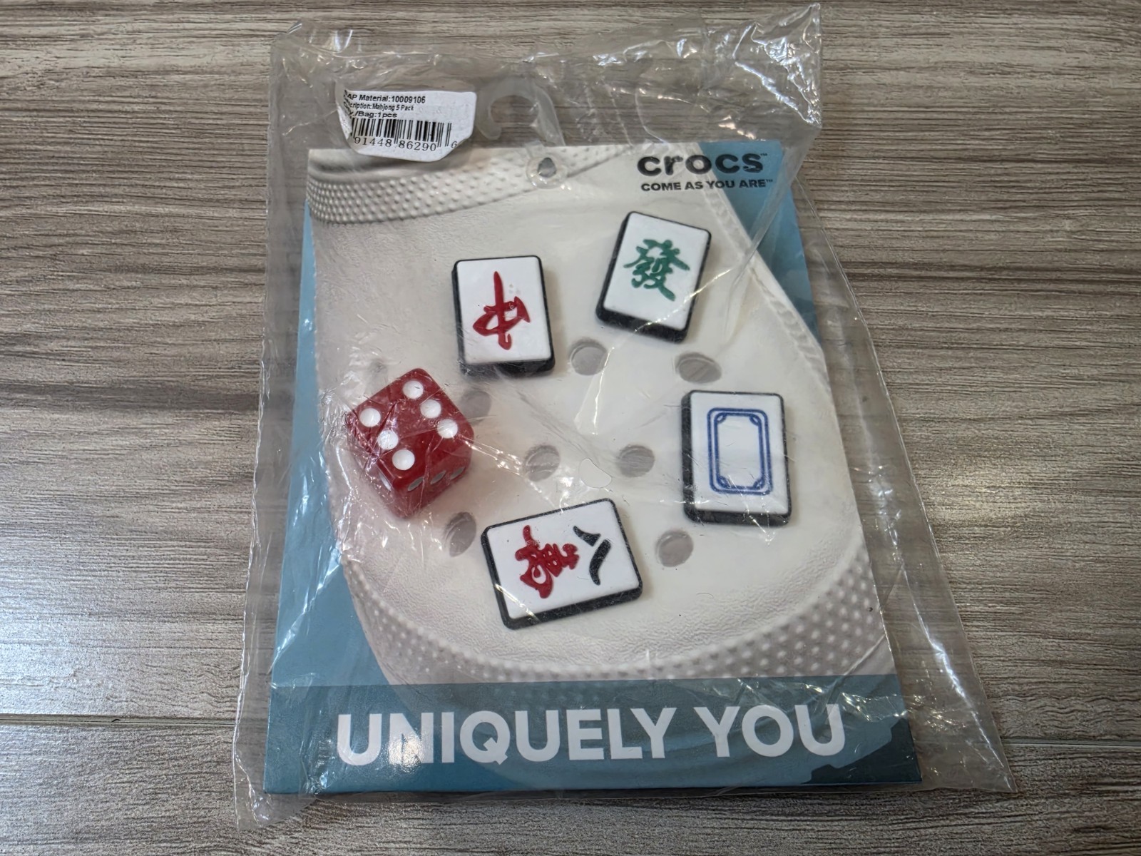 Crocs Jibbitz Mahjong 5 Pack Charms for Crocs