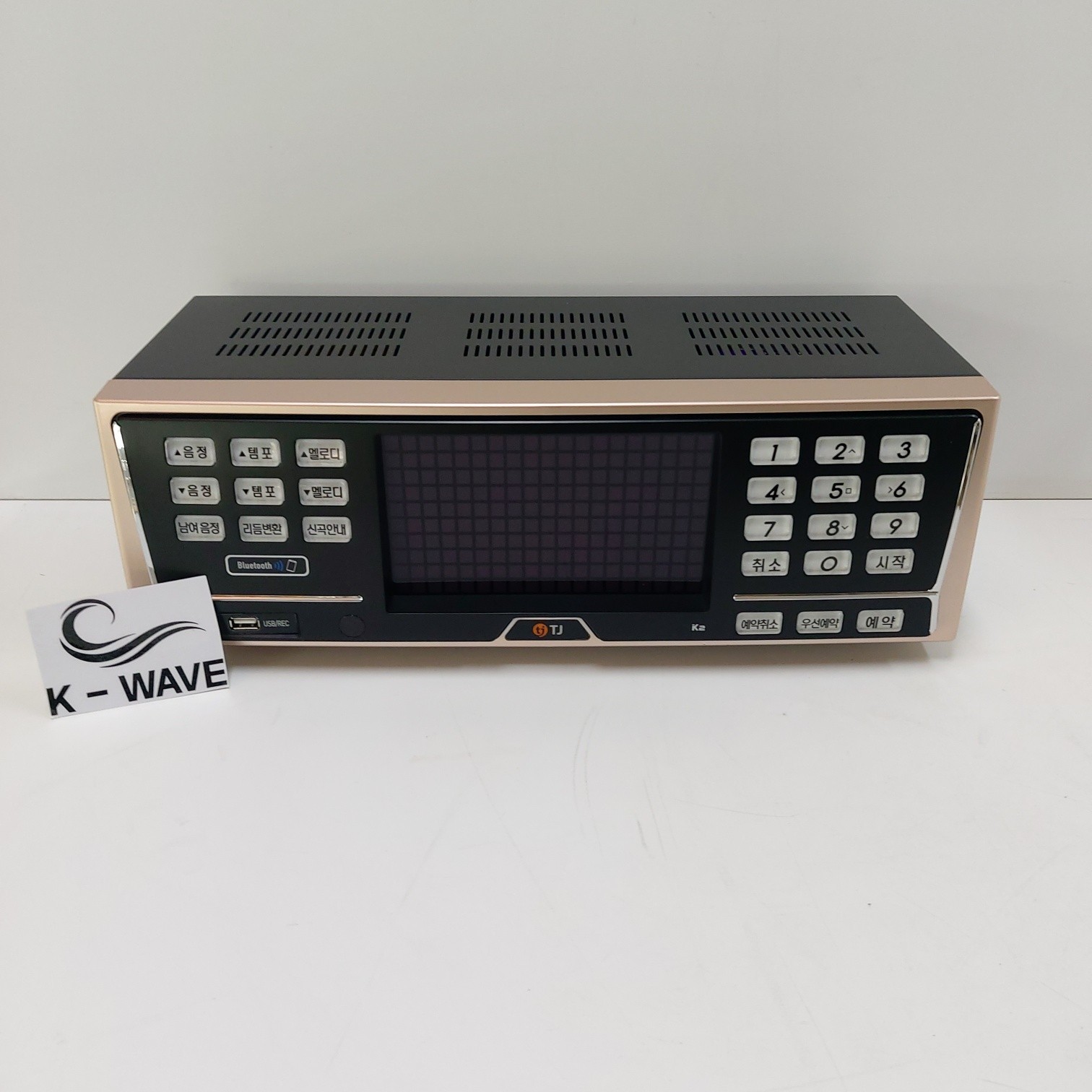 TJ Media K2 Taejin Karaoke Room Banquet Book + Remote Control + HDMI Cable