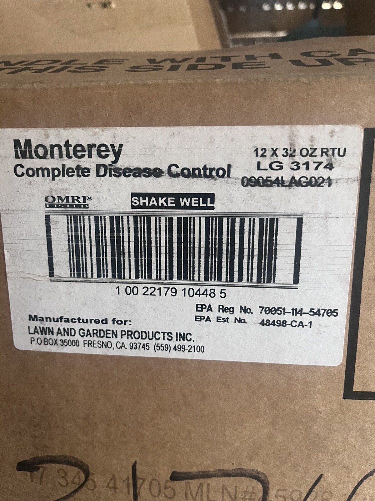 Monterey Complete Disease Control Biofungicide/Bactericid ORGANIC Gardening, RTU