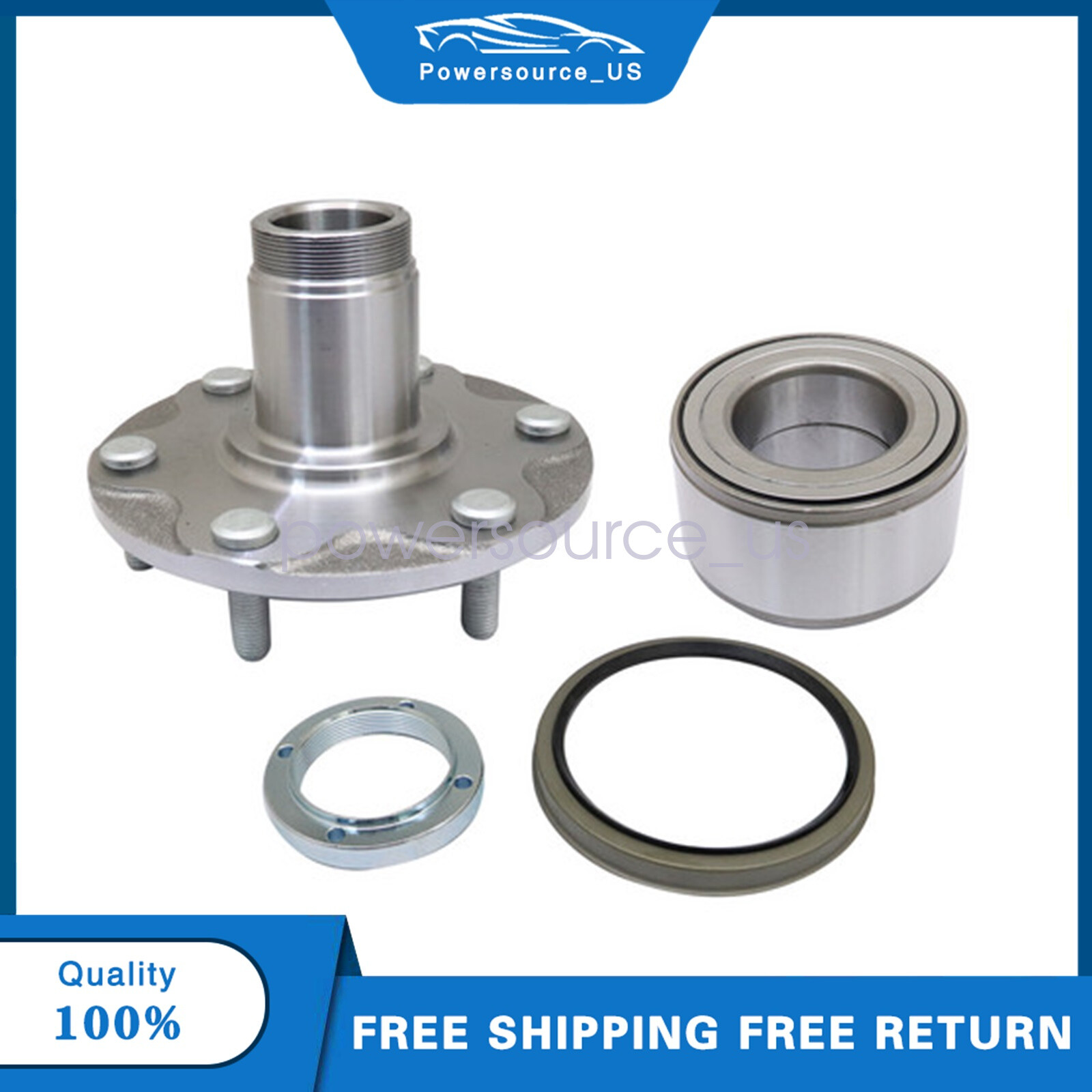 Front Wheel Hub Bearing Kit w/ Seal Fit Toyota Sequoia Tundra 2001-2006 2WD Only