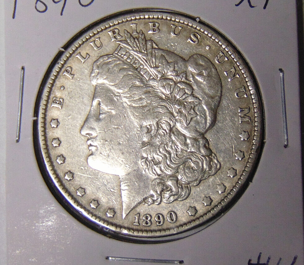 1890-P Morgan Silver Dollar XF Philadelphia Mint Dollar (91522)