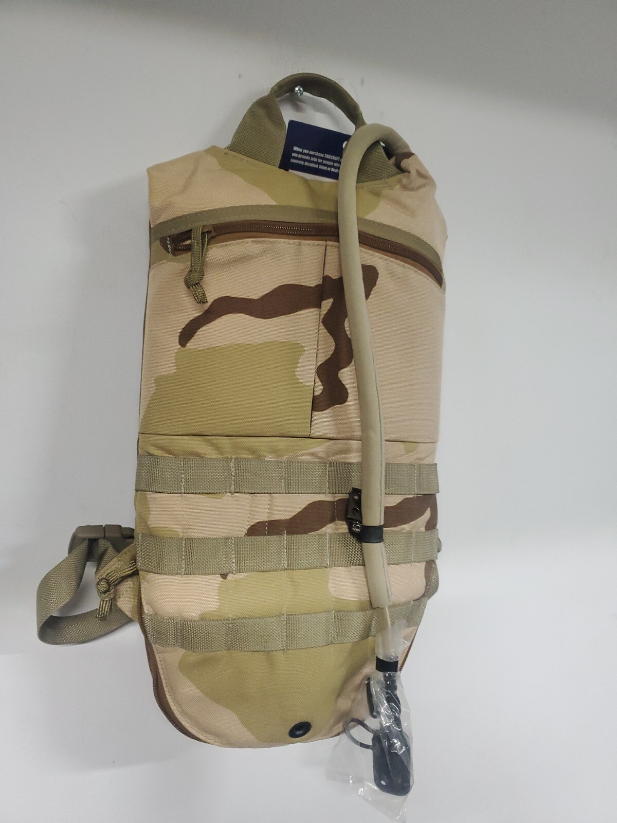 Hydramax US Army Desert Sand Hydration Pack Skilcraft Camelback Molle Straps