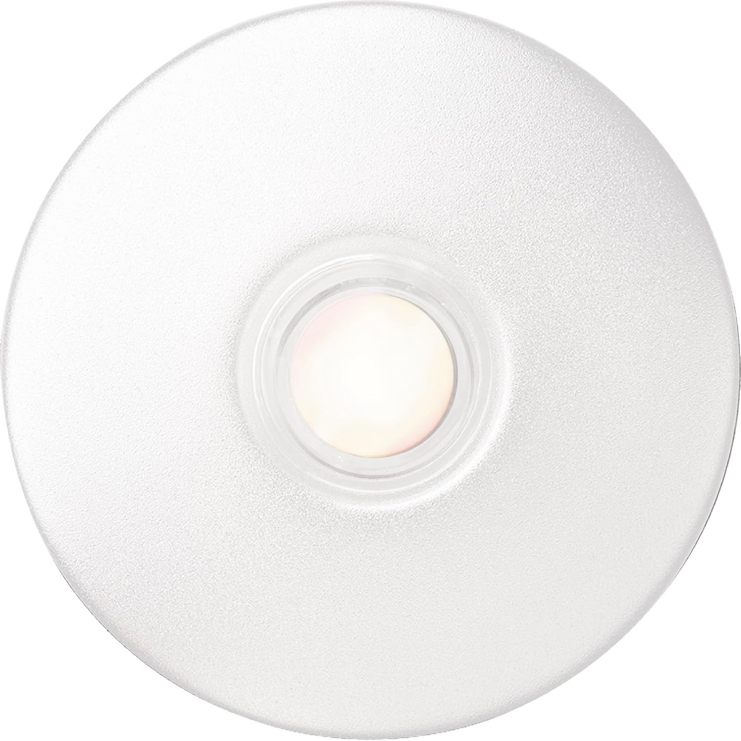 Visible Lighted Round Door Chime Button - Perfect Wired Replacement for Homes