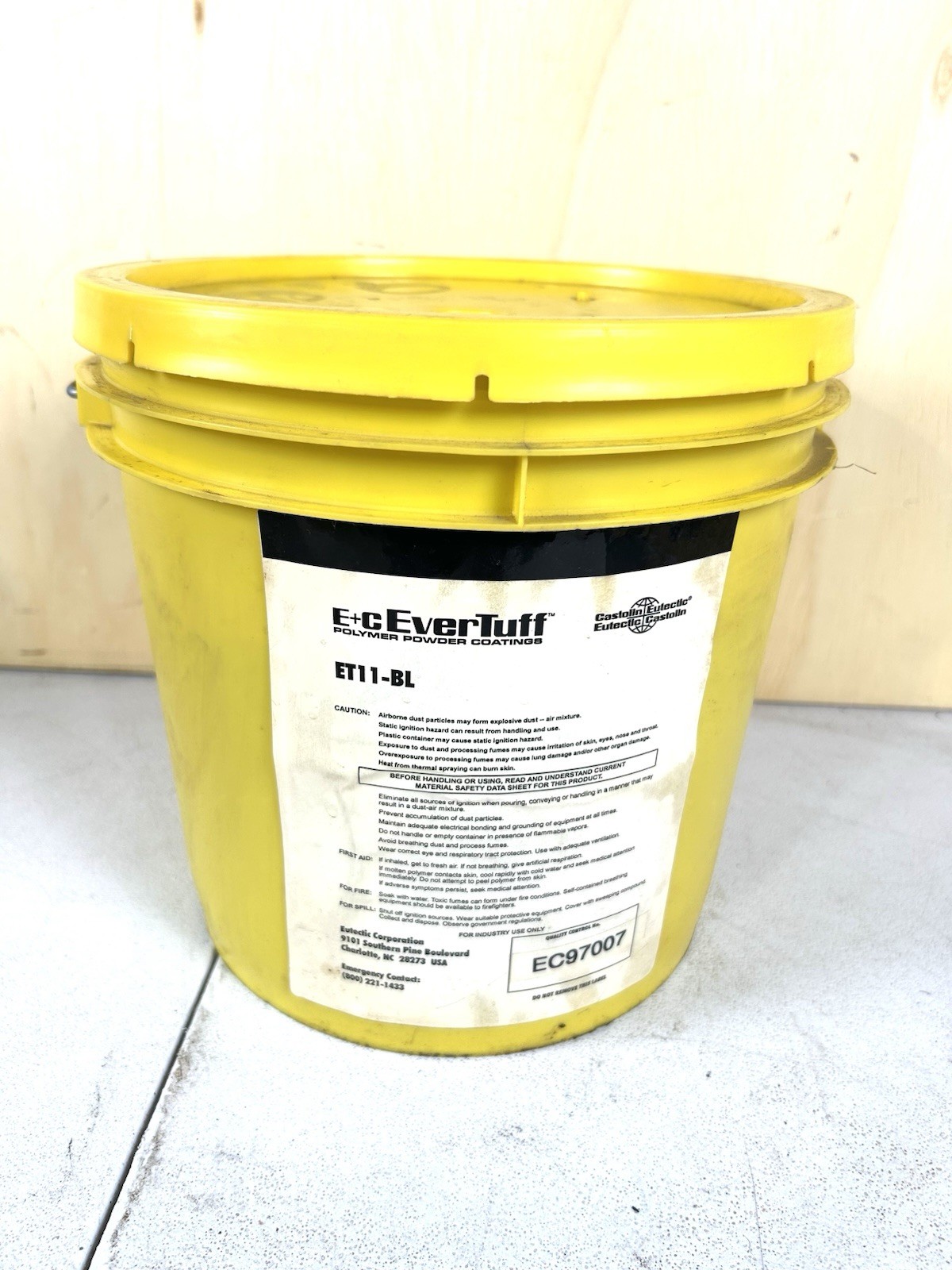 Castolin Eutectic EverTuff ET11-BL Polymer Powder 5lb Unsealed
