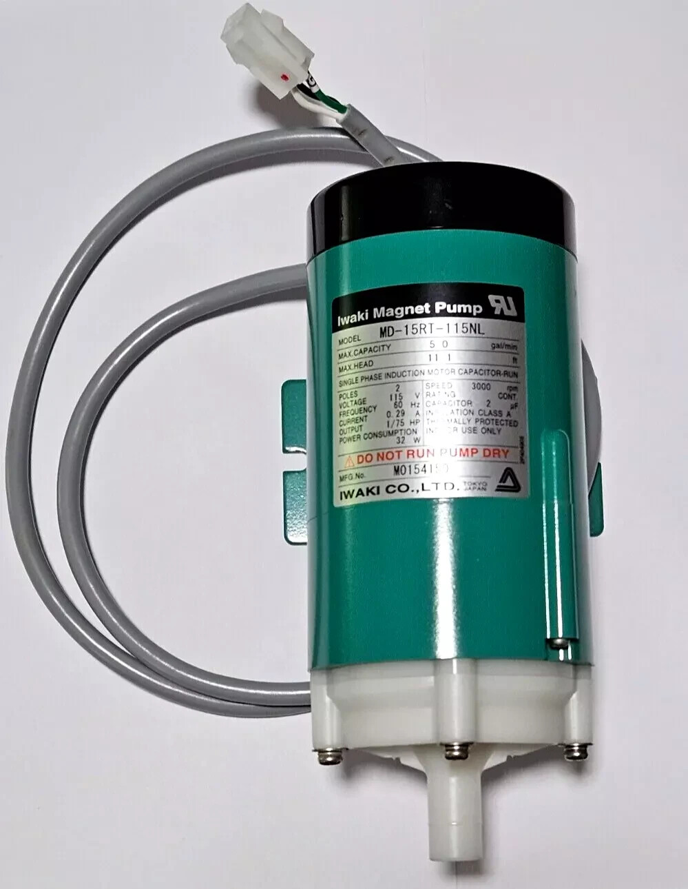 FUJI FRONTIER 370/375 133H0287D IWAKI MD15R PUMP PU710-711 RECONDITIONED