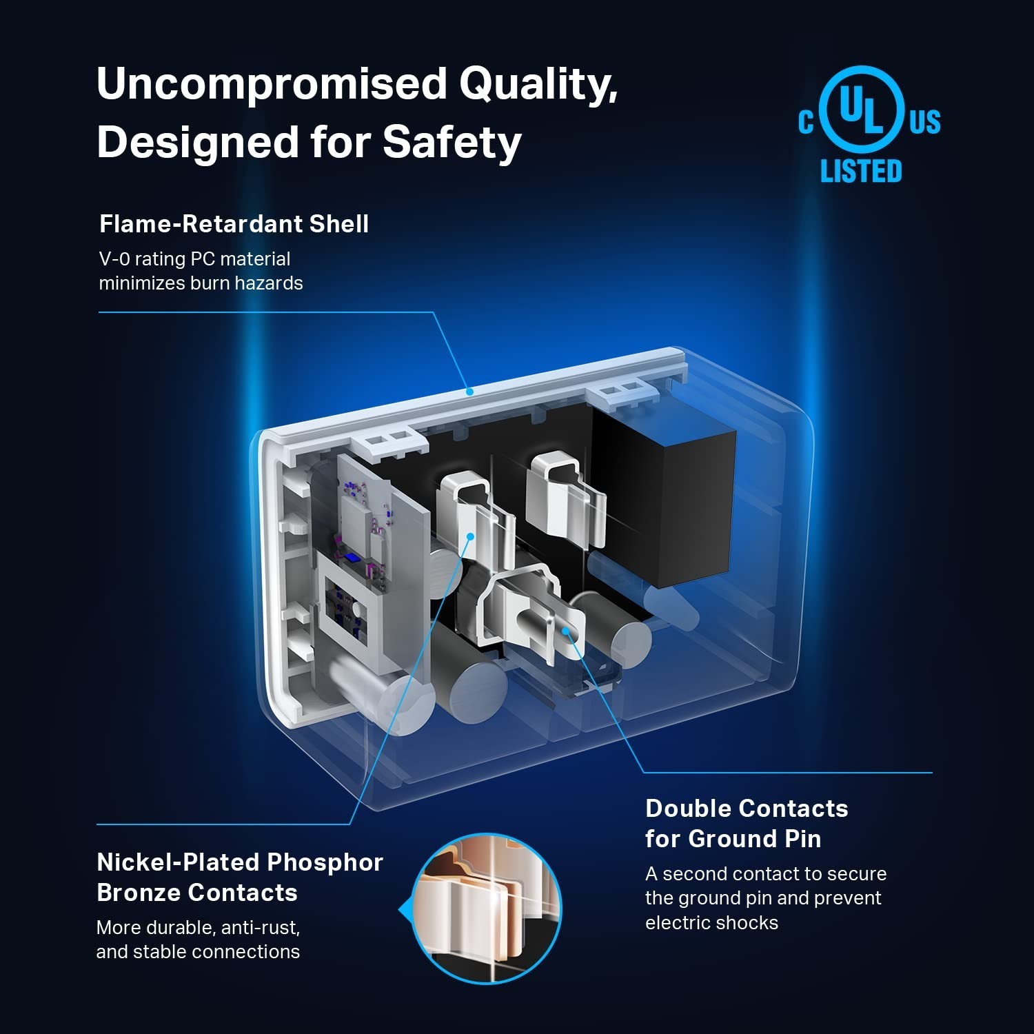Certified Mini Smart Plugs: Remote Control & Voice Compatibility, 2-Pack
