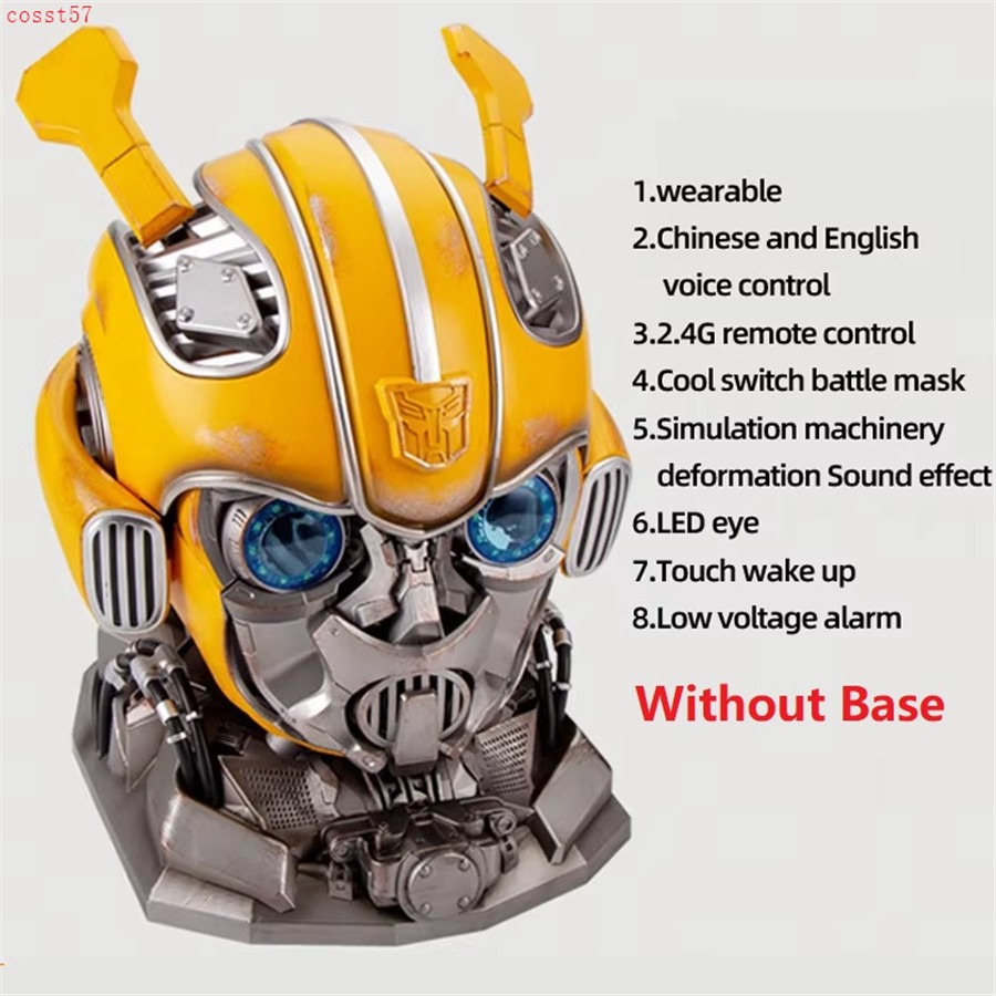 Killerbody Transformers Bumblebee Helmet Mask Deformable Voice Control Toy Gift