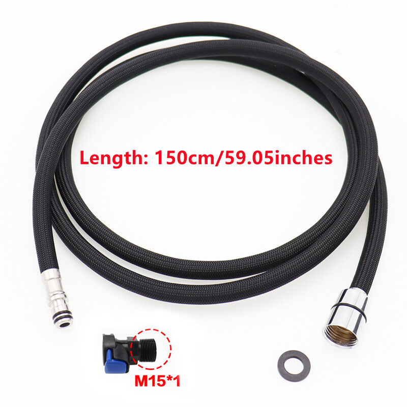 1.5m G1/2 M15*1 Replacement Hose Pull Out Head Hose Kitchen Sink Faucets Parts