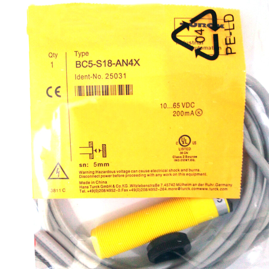 For TURCK BC5-S18-AN4X 25031 Inductive sensor NPN