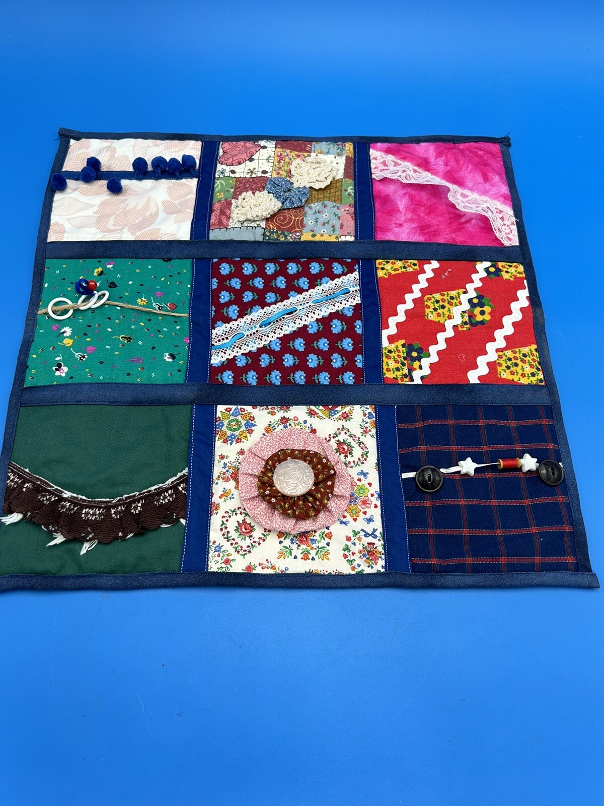 Fidget Mat Sensory Quilt Alzheimer's Dementia Stroke Rehab Autism ADHD Material